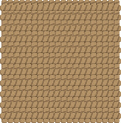 Jute textile icon cartoon vector. Rope thread. Fiber knot