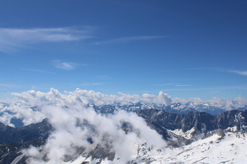 Himmel &uuml;ber den Alpen