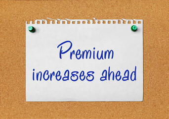 Announcement on a piece of paper and pinned to a bulletin board