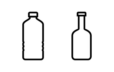 Bottle icon vector illustration. bottle sign and symbol