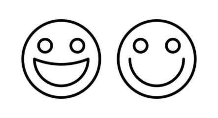 smile icon vector illustration. smile emoticon icon. feedback sign and symbol