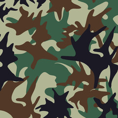 jungle leaves abstract camouflage stripe pattern military background suitable for print cloth and packaging