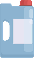 Cleaner canister icon cartoon vector. Liquid bottle. Domestic clean