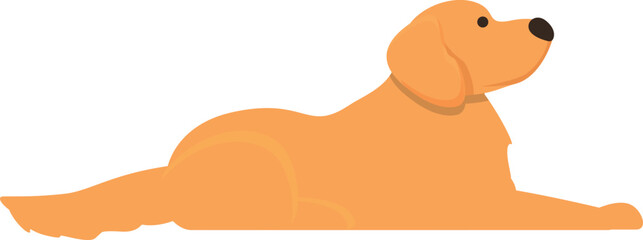 Baby dog stay icon cartoon vector. Cute head. Happy pet