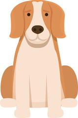 Dog icon cartoon vector. Puppy animal. Cute canine