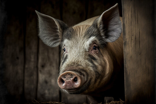 porco na fazenda 
