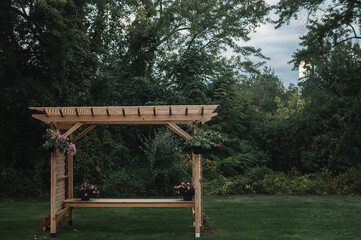 bench in the garden
