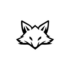 wolf head logo design vector symbol creative graphic idea,mascot