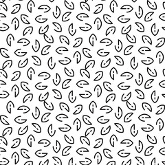 Fototapeta na wymiar Seamless Leaves Pattern. It can be used for Background, wallpaper, etc.