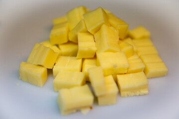 Cubed Mozzerella