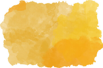 Brush Stroke Yellow Watercolor Texture Background