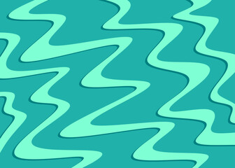 Minimalist background with cute wavy lines pattern