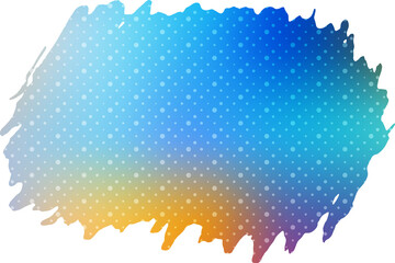 Brush Stroke Dot Pattern Gradient Color
