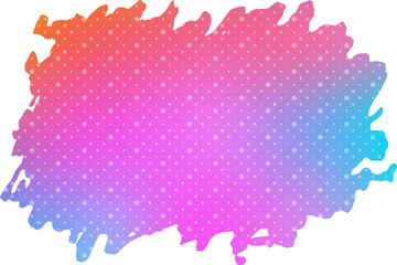 Brush Stroke Dot Pattern Gradient Color

