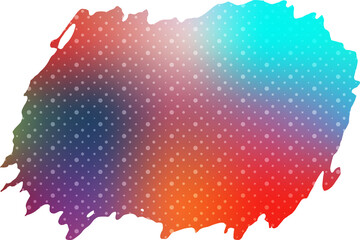 Brush Stroke Dot Pattern Gradient Color
