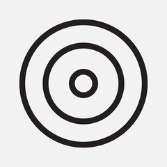 Record icon in line style about camera, use for website mobile app presentation
