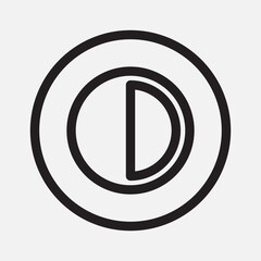 Fototapeta premium Contrast icon in line style about camera, use for website mobile app presentation