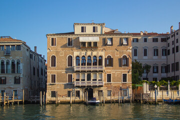 Obraz premium Beautiful views of the Grand Canal in Venice, Italy
