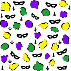 Fototapeta premium Madri Gras Leopard