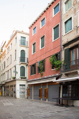 Naklejka na ściany i meble Beautiful view of the streets of Venice, Italy