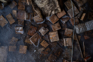 Environmental Remnants: Garbage Left Behind at an Abandoned Mine Site