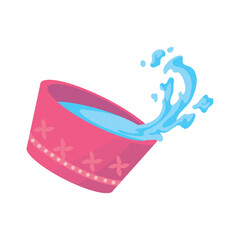 bucket with water