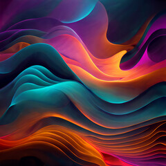 Fototapeta na wymiar background gradient abstract with waves