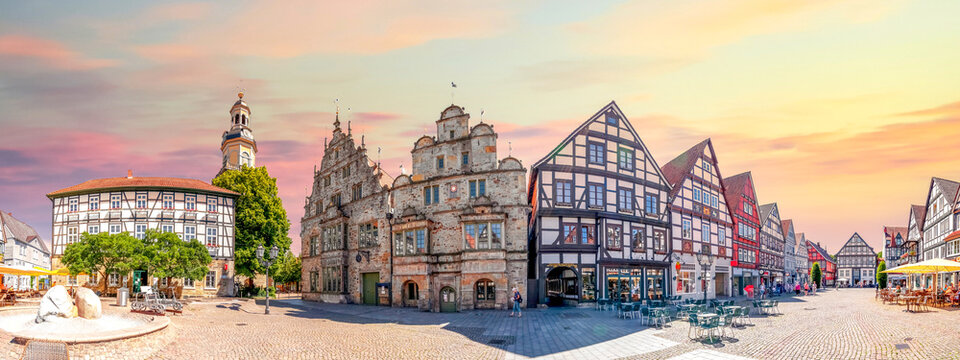 Altstadt, Rinteln, Niedersachsen, Deutschland 