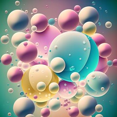 Bubbly Surface Textured Background (generative AI)