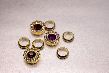 背景素材　綺麗なアクセサリー