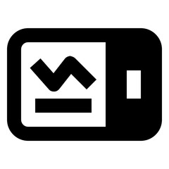 Online Analytics glyph icon