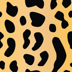 Tiger print seamless pattern vector. Tiger print pattern background