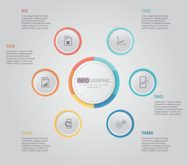 modern infographic template Business data visualization. timeline infographic icons designed for abstract background template milestone element modern diagram process technology digital marketing data