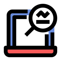 Data Monitoring Filled flat icon