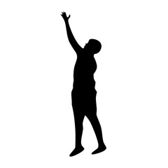 silhouette graphic vector illustration of various basketball technique , perfect for icon