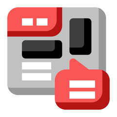 Web Page flat icon