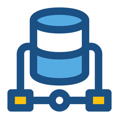 Database two tone icon