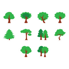 tree icon set