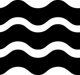 wave icon. sign design trendy style illustration on white background..eps