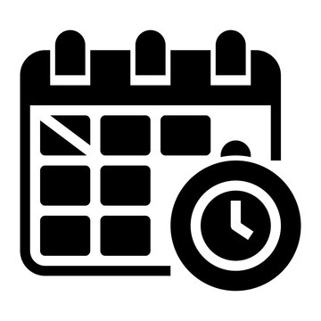 Schedule  glyph icon