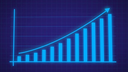 Business Growth Graph Chart Rising And Success Arrow