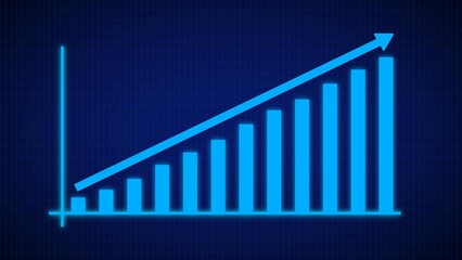 Business Growth Graph Chart Rising And Success Arrow