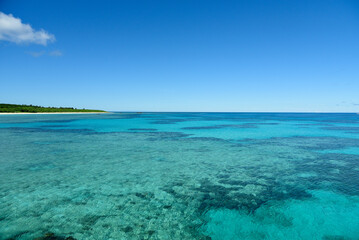 日本最南端波照間島の美しい風景