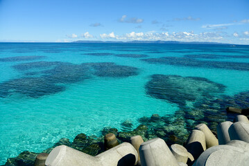 日本最南端波照間島の美しい風景