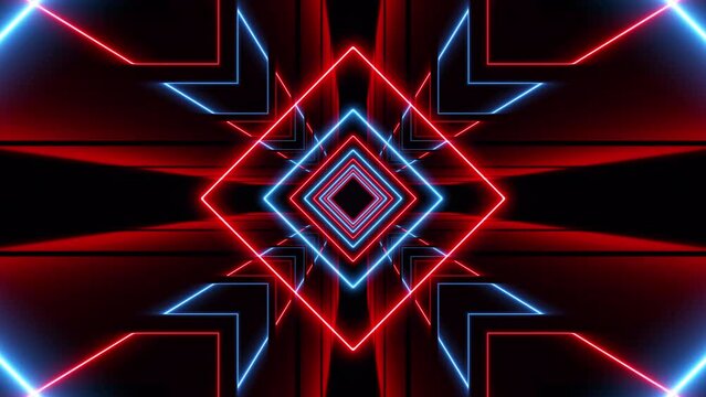 VJ light event particles concert dance game edm music stage party openers titles led neon tunnel background loop