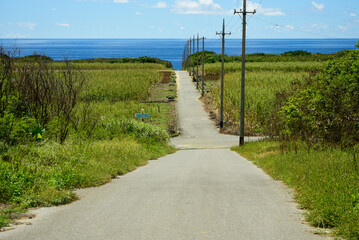日本最南端波照間島の美しい風景