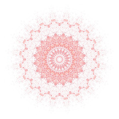 Rose Gold Mandala for meditating