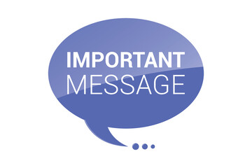 Important Message shining vector icon design.