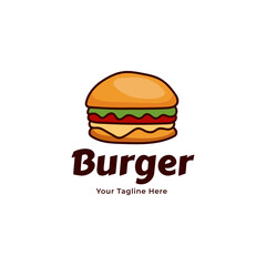 sandwich vector logo template or homemade sandwich logo illustration. Sandwich shop logo design template 