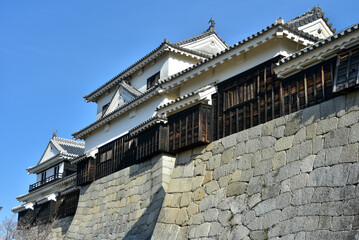 Fototapeta na wymiar 松山城の美しい風景